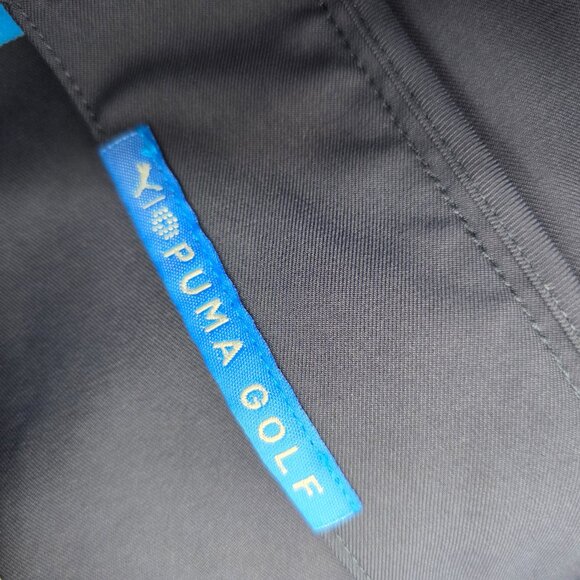 Puma Performance Golf Pants Mens Blue Black Lightweight Sz 36x 29.5   2 of - Picture 5 of 9
